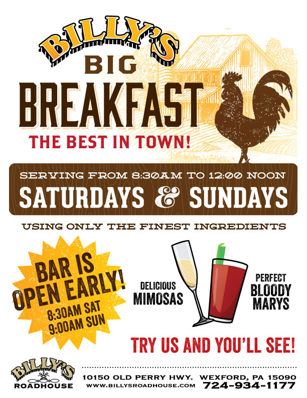 Billy's Big Breakfast is the Best in town!